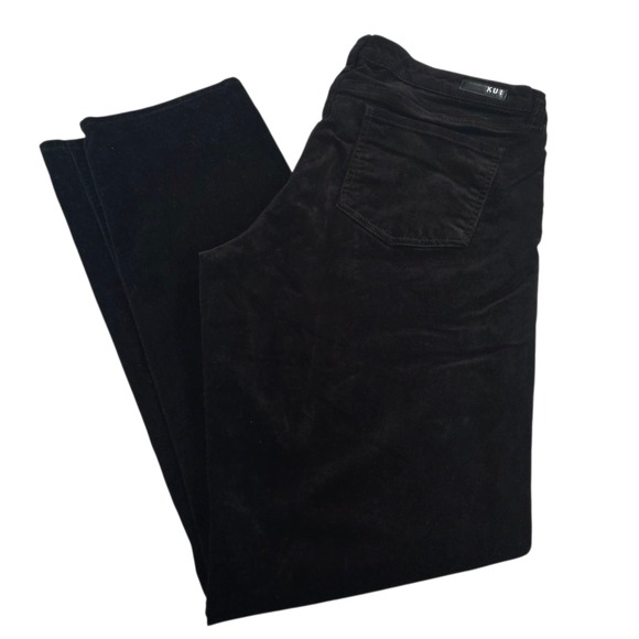 Kut from the Kloth Denim - Kut From The Kloth Jeans Womens 12 Brown Corduroy Catherine Boyfriend Stretch